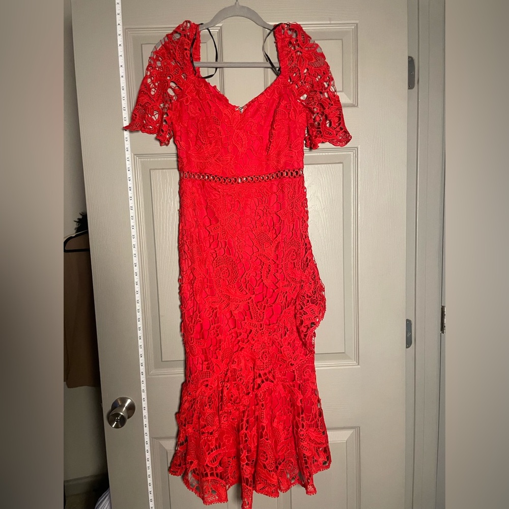 Lulu’s Lace Red Dress